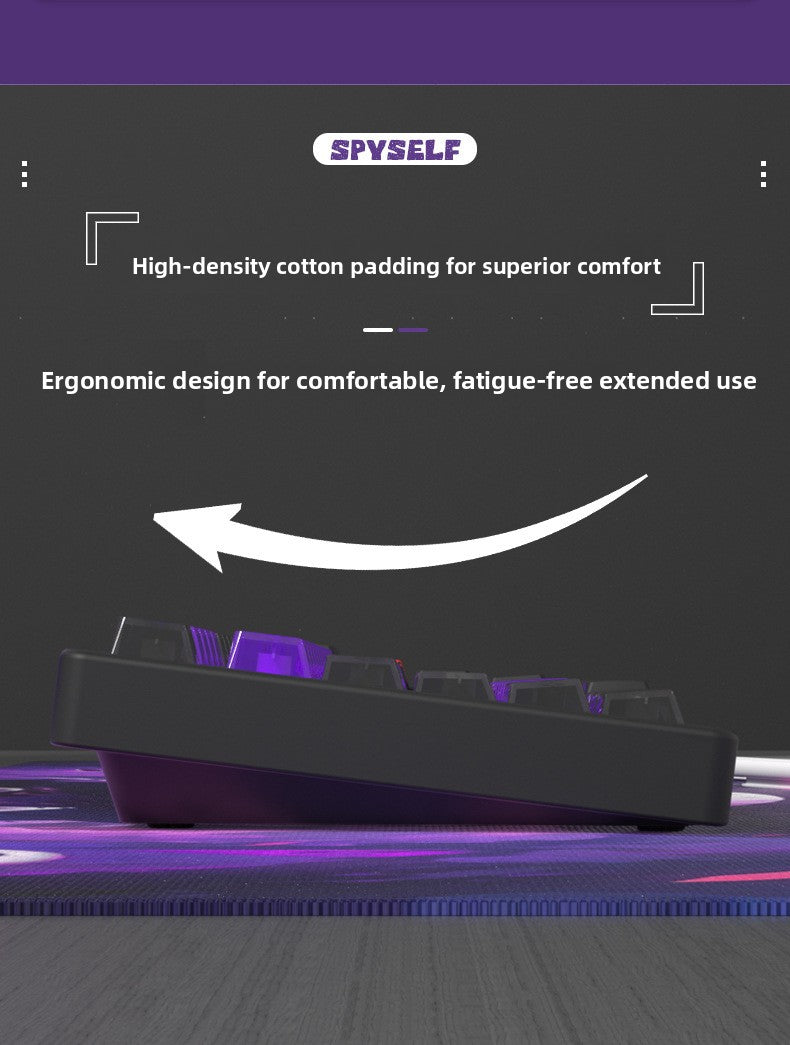 Gengar Double Shot Translucent Original Height Small Full Set PBT Dye-Sublimation Magnetic Switch Keyboard Keycaps Compatible with ROG Night Demon