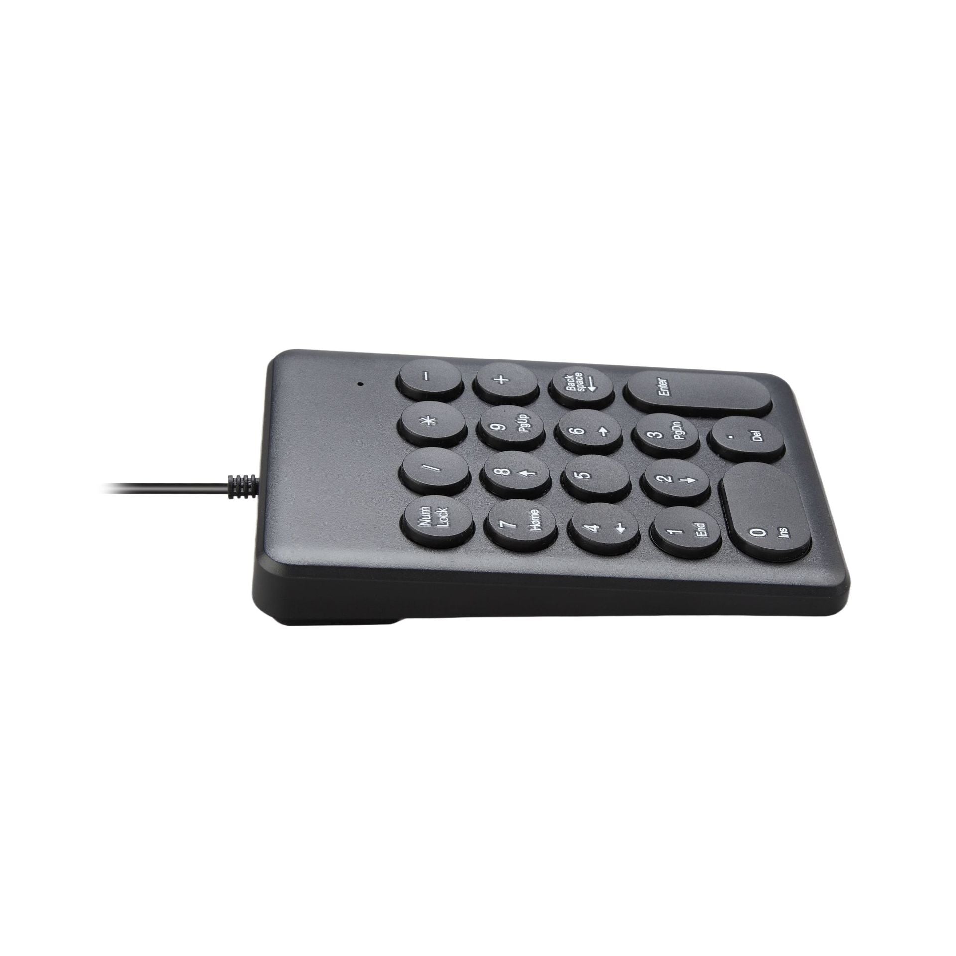 269 Wired Numeric Keyboard Accounting Bank Engineering Mini Chocolate USB Interface Keycap Lightweight Office