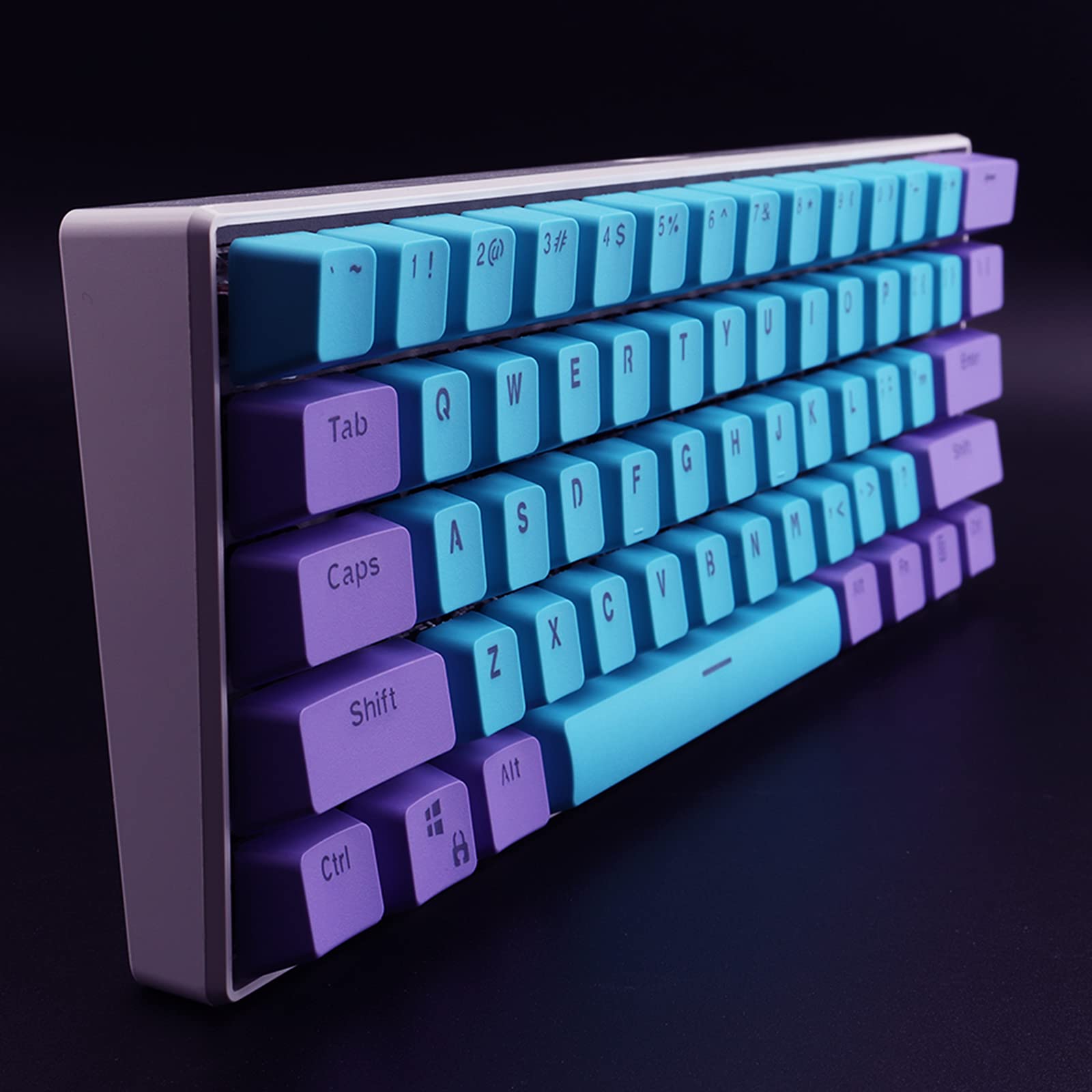 Purple Blue Keycaps Set