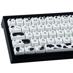 Black White Kitten keycaps