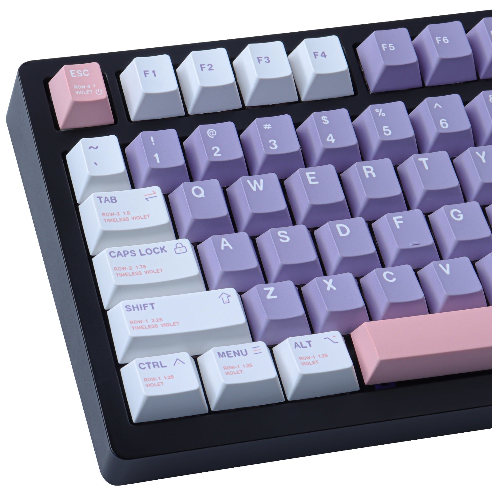 Violet keycaps
