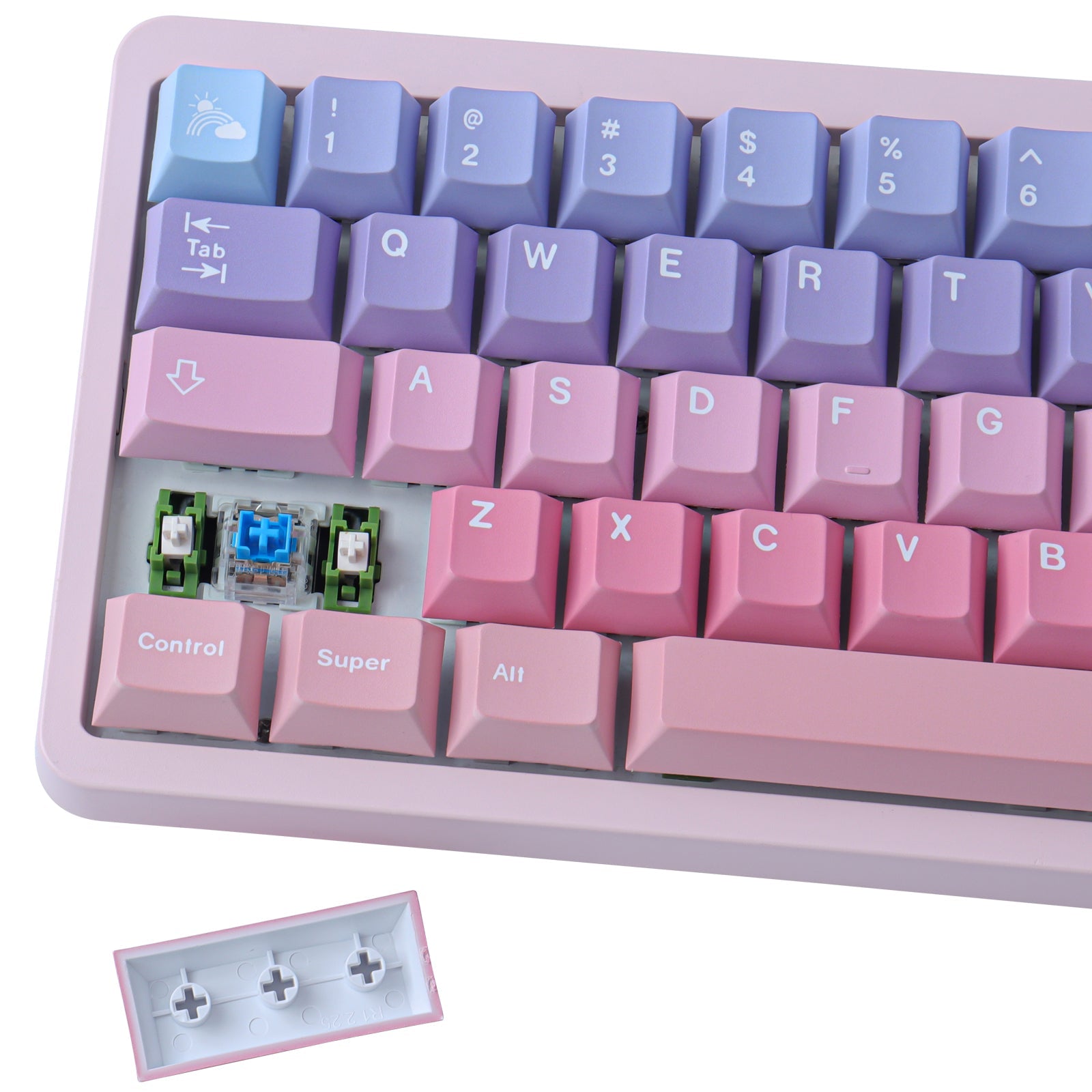 Colorful Clouds keycaps