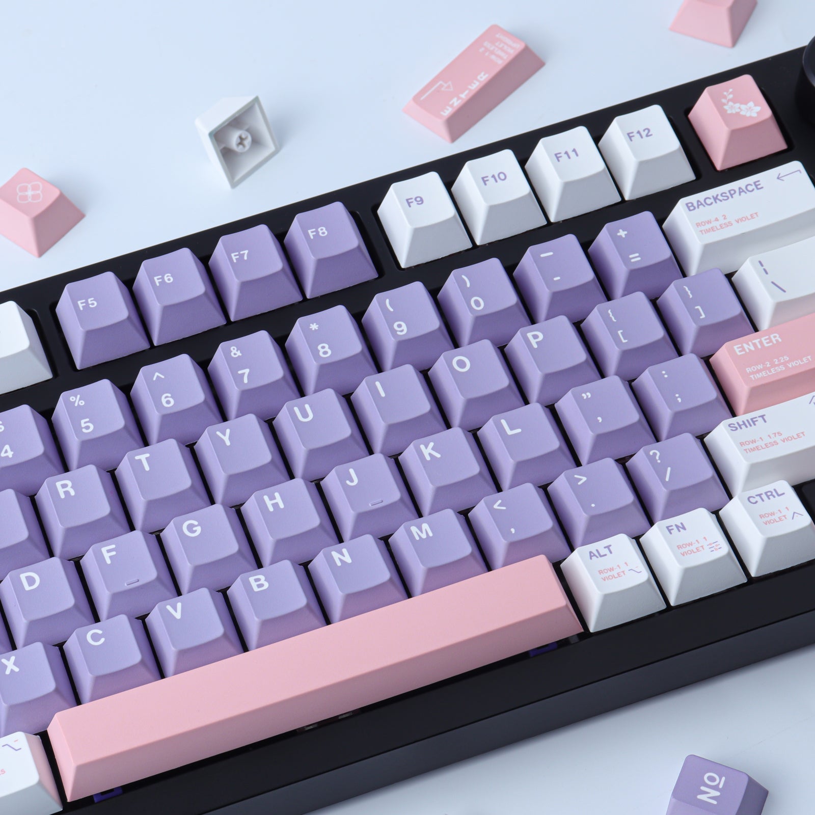 Violet keycaps