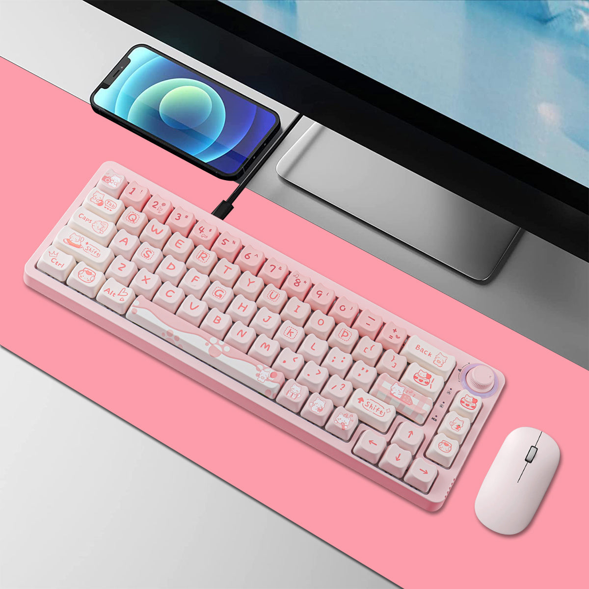 Party Kitten keycaps