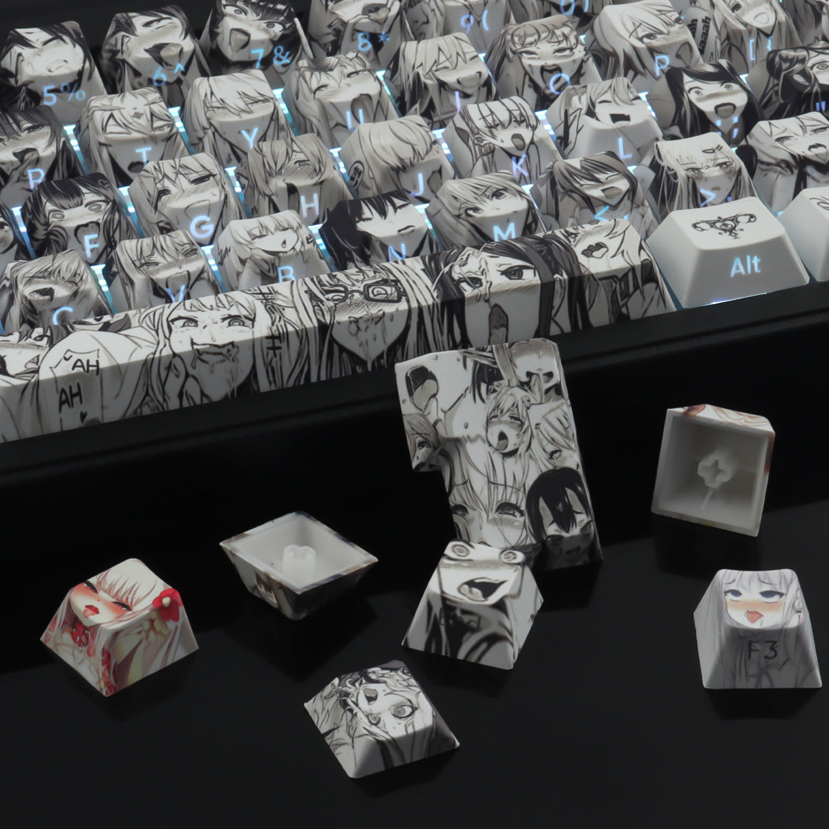 Ahego Side light keycaps