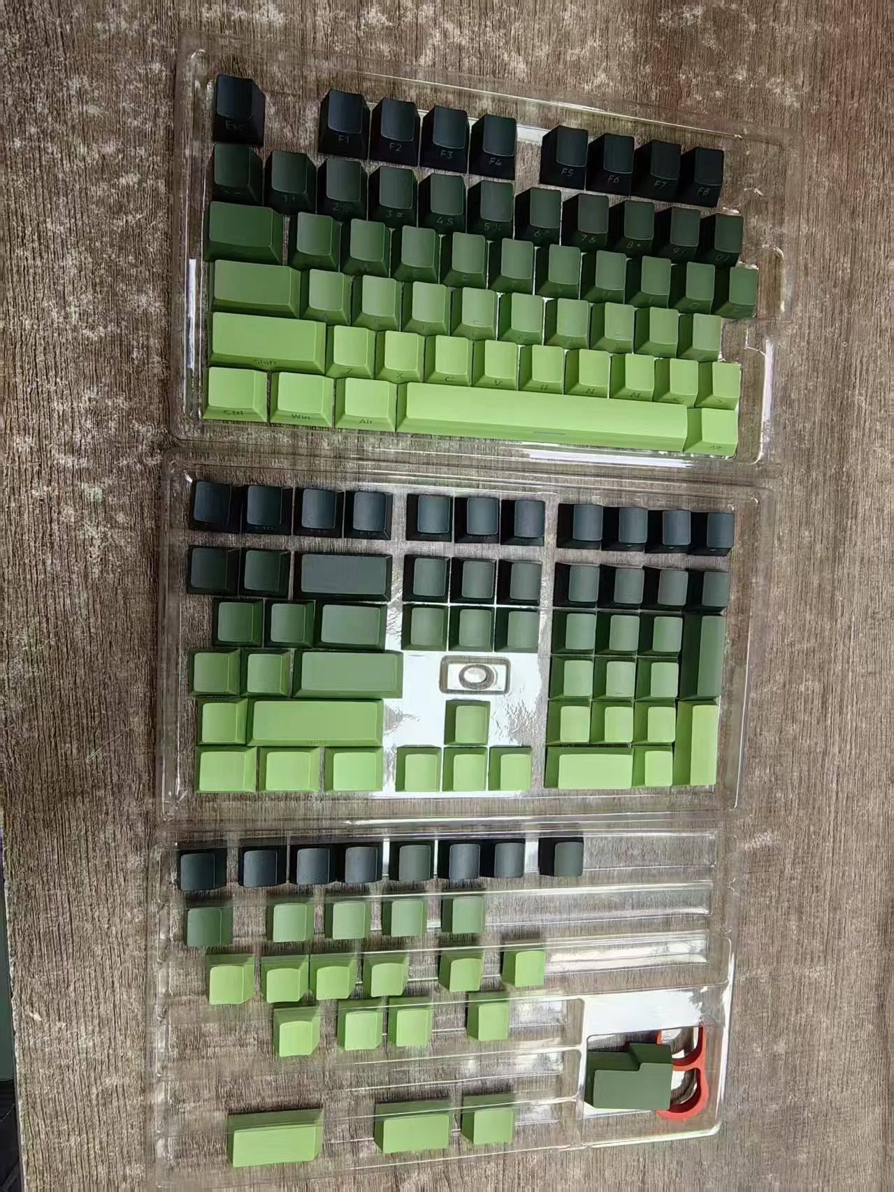 Original Height Side-Engraved Translucent Keycaps PBT Dual-Color Gradient Full Set Sublimation Custom Keyboard Keycaps