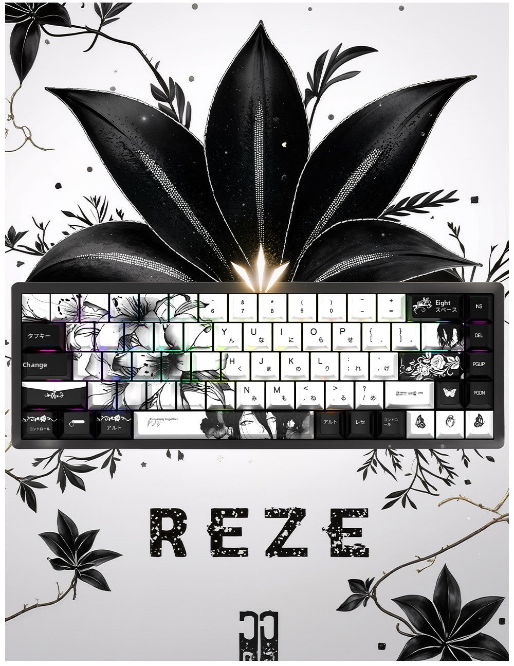 129 Keys Original Side-Engraved Translucent Keycaps PBT Dye-Sublimation Mechanical Keyboard Keycaps