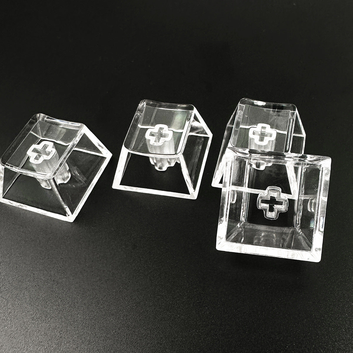 Original Height Keycaps PC Transparent Keycaps High Gloss Transparent Keycaps Cherry High Transparency Keycaps Mechanical Keycaps