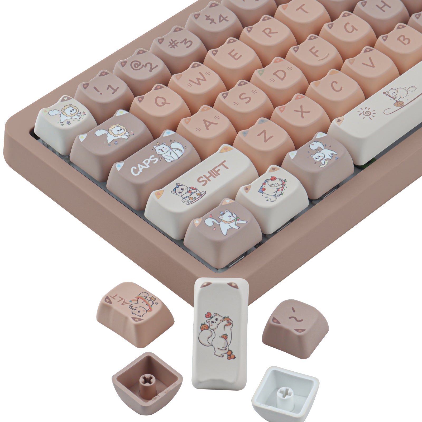 Naughty Cat keycaps