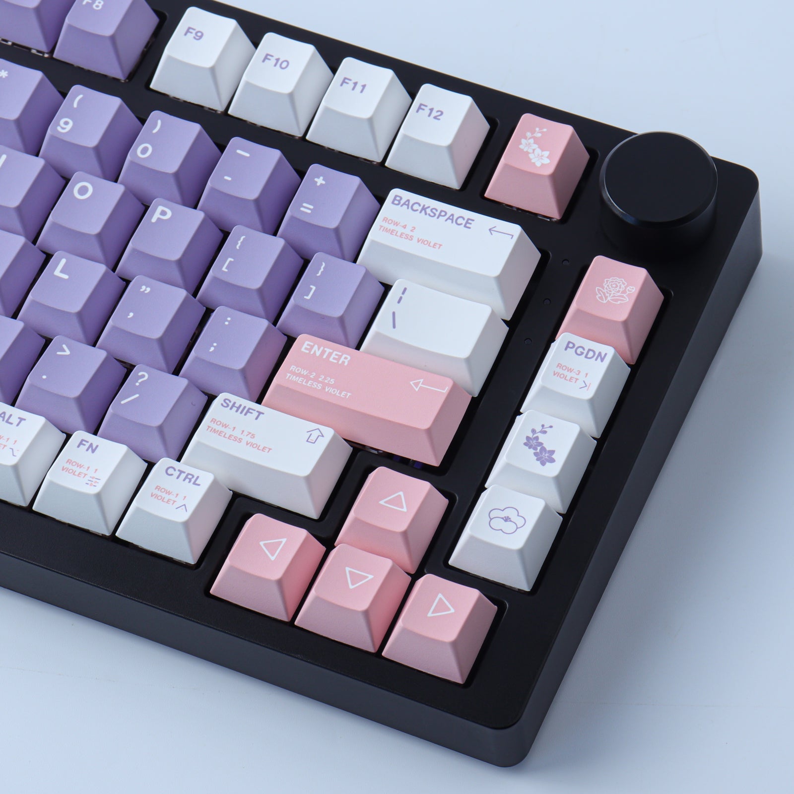Violet keycaps