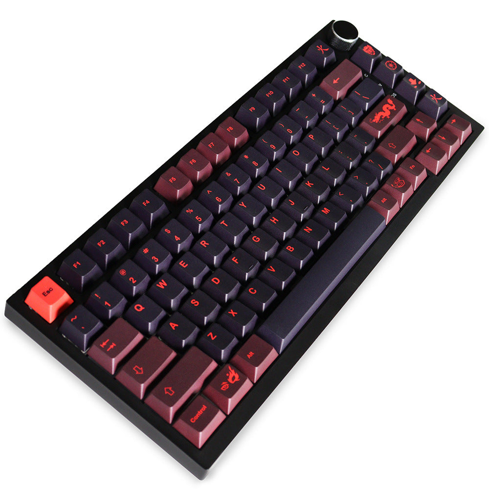 GMK Red Dragon Red Dragon Keycap Small Full Set Original Height PBT Dye-Sublimation Mechanical Keyboard Keycaps 68/87