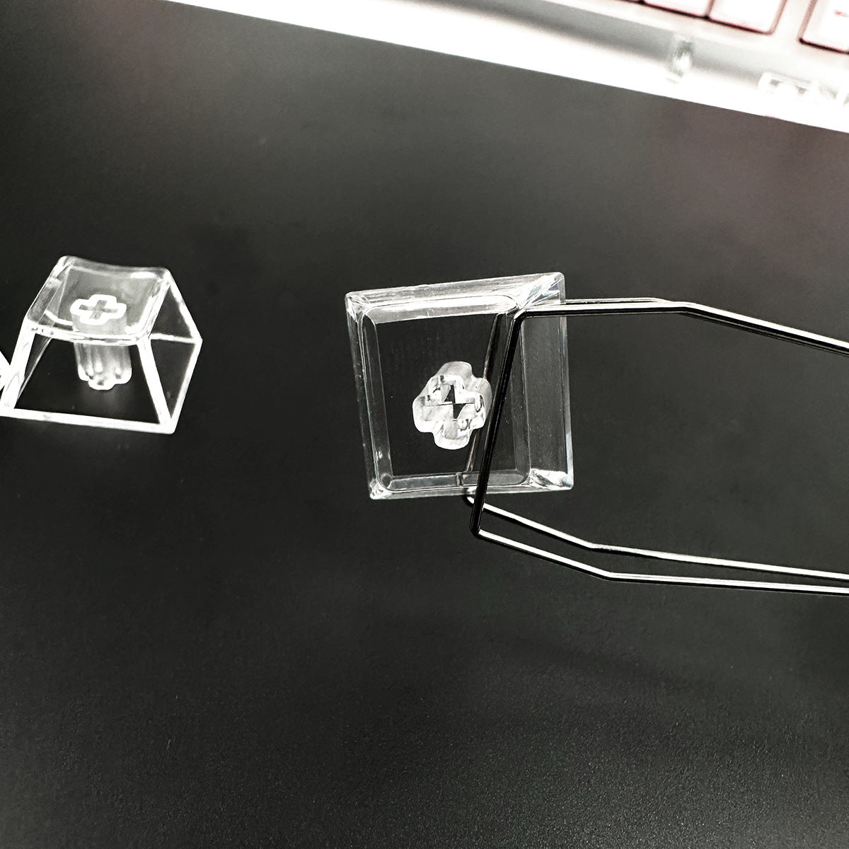 Original Height Keycaps PC Transparent Keycaps High Gloss Transparent Keycaps Cherry High Transparency Keycaps Mechanical Keycaps