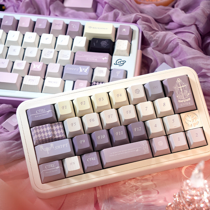 Original Factory Height PBT Dye-Sublimation Misty Fairy Tale Full Set Theme Keycap Gaming Mechanical Keycaps