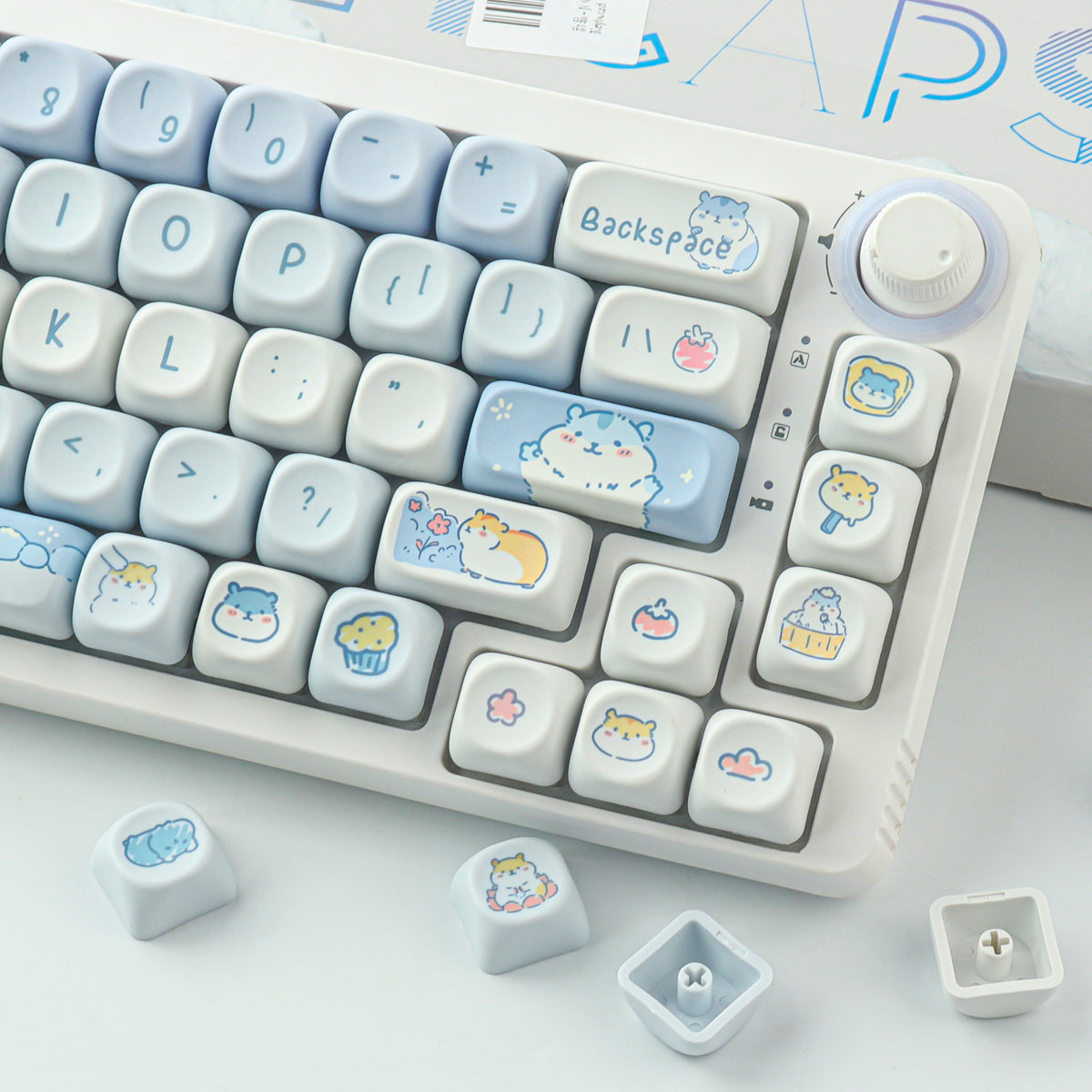 Potato Treasure keycaps