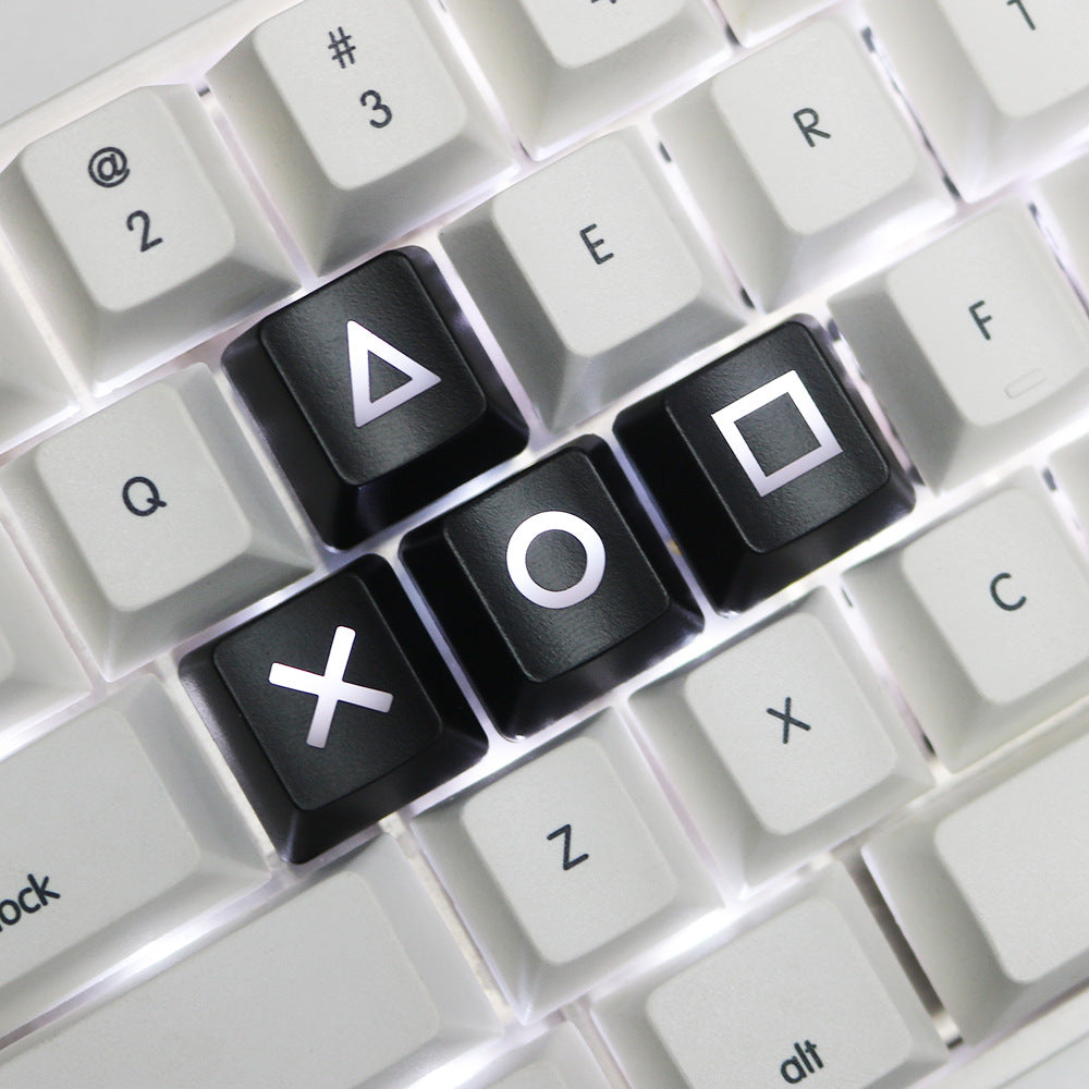 Directional Keys Up Down Left Right ABS Mechanical Keyboard Personalized Translucent Keycaps R1 Height PSP Keycaps Red Black PS4
