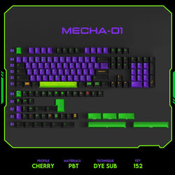EVA MECHA-01 Transparent Keycaps