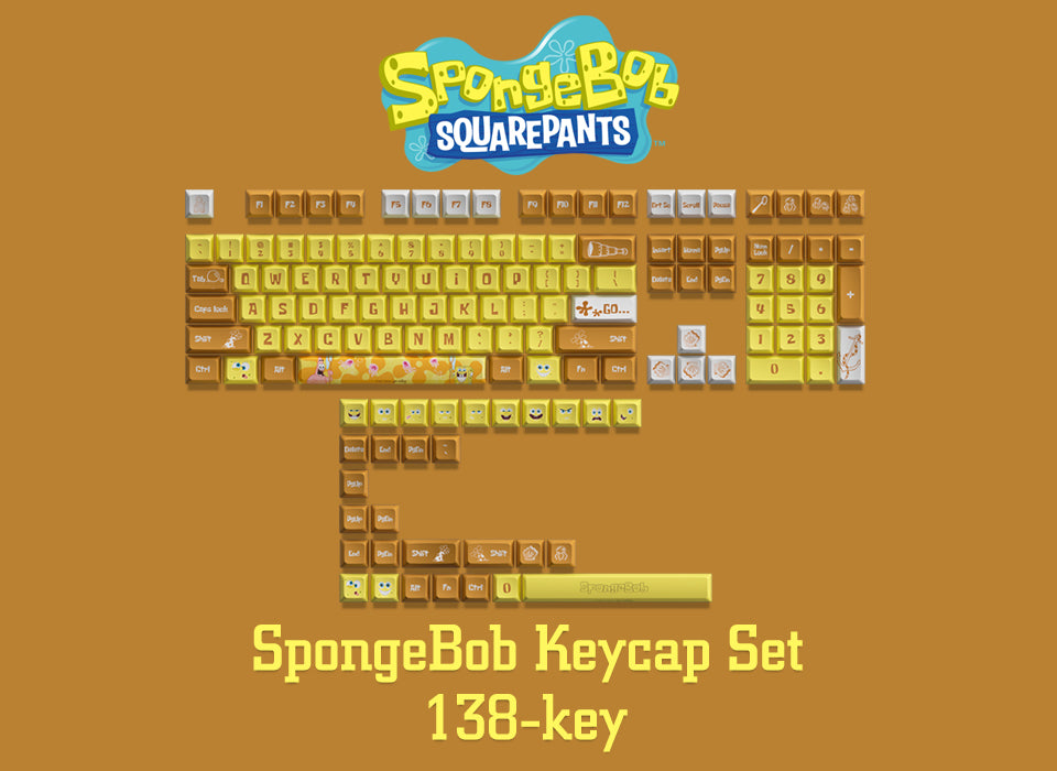Akko SpongeBob Keycaps