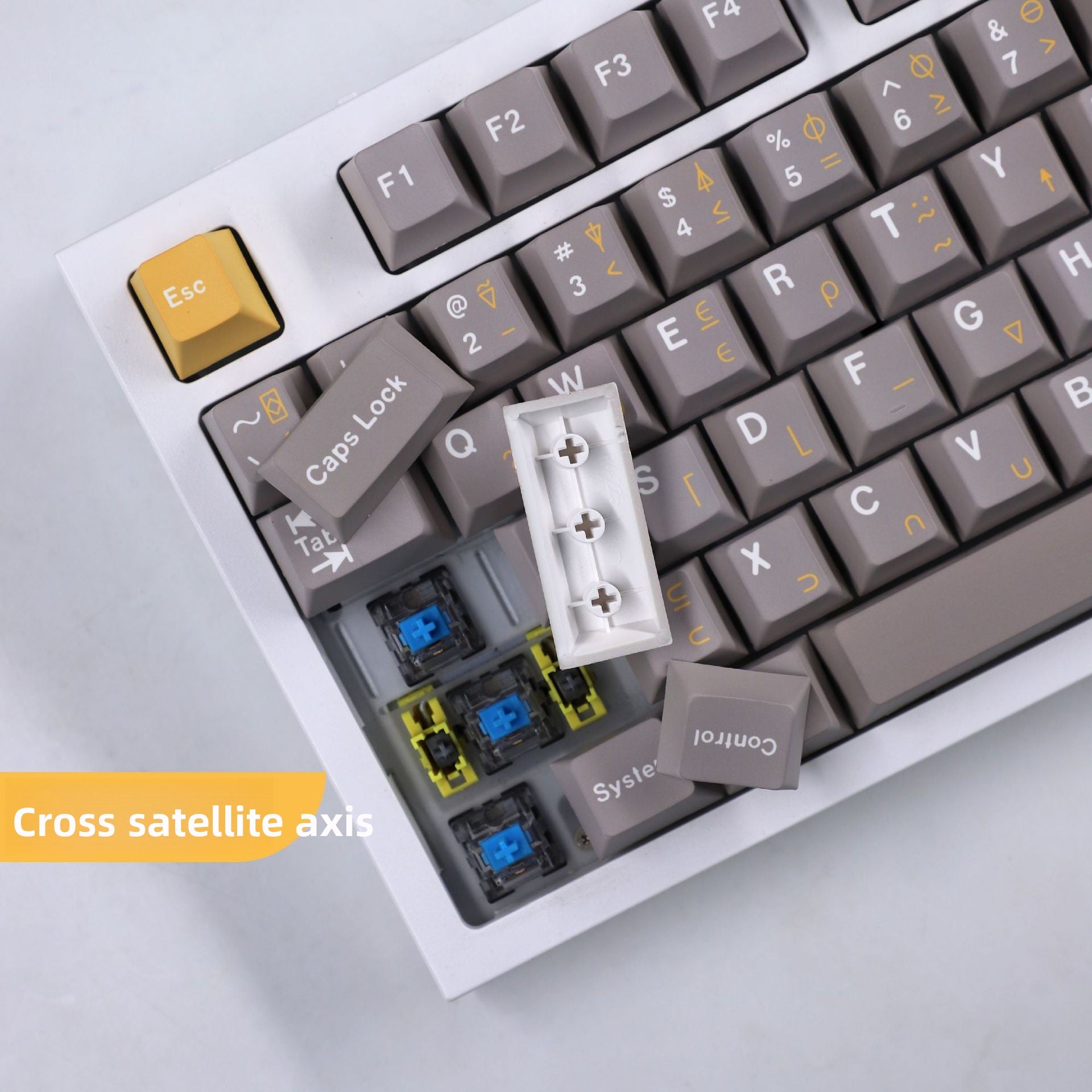 Original Factory Height PBT Dye-Sublimation GMK CYL FTRO Theme 166-Key Full Set Keycaps Mechanical Keyboard Caps