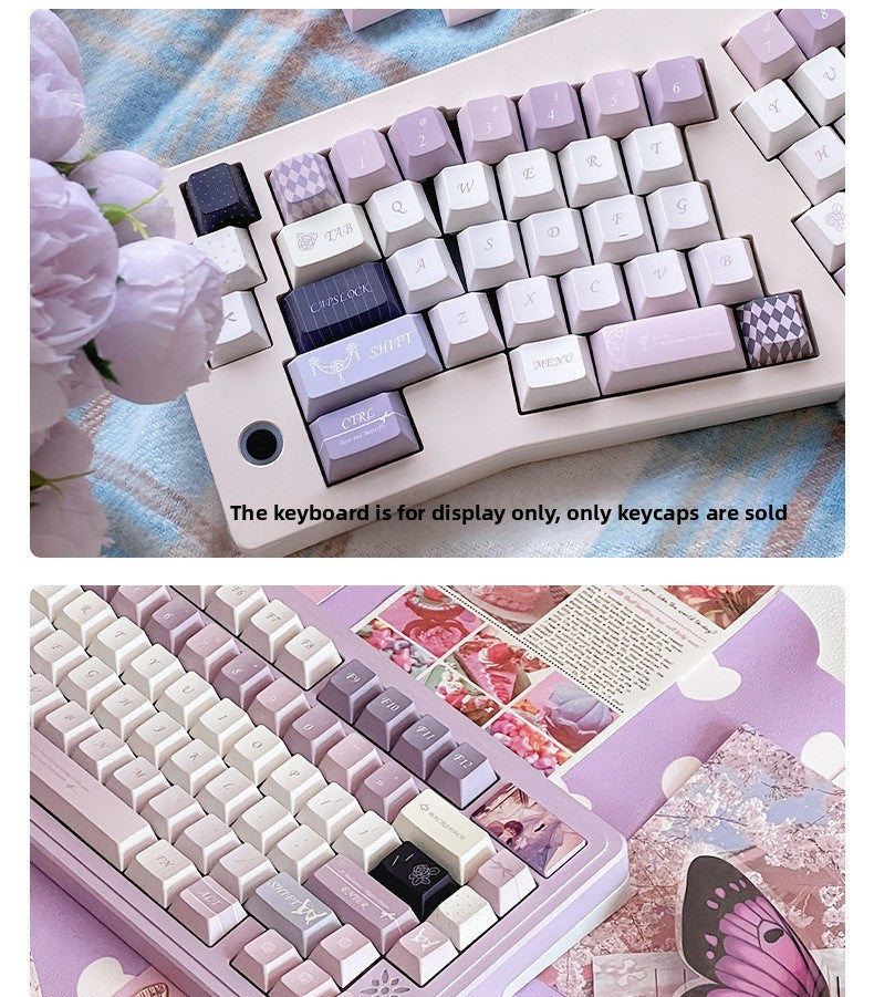 Original Factory Height PBT Dye-Sublimation Misty Fairy Tale Full Set Theme Keycap Gaming Mechanical Keycaps