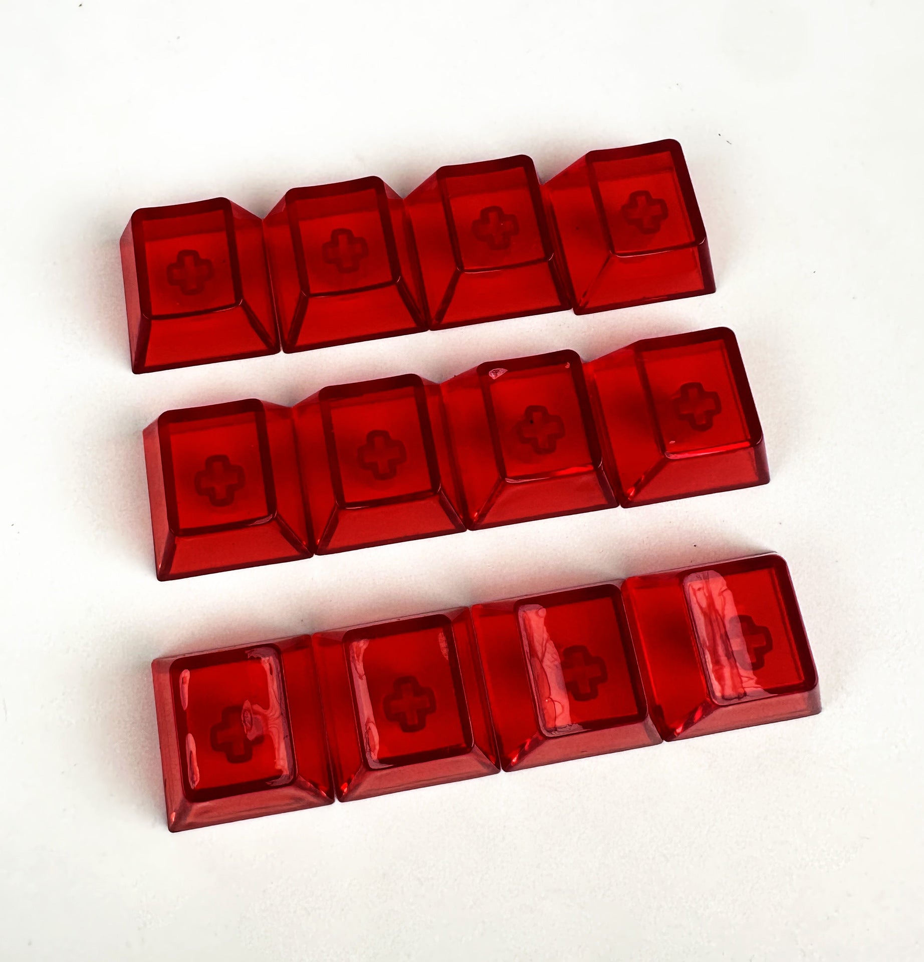 Original Height Keycaps PC Transparent Keycaps High Gloss Transparent Keycaps Cherry High Transparency Keycaps Mechanical Keycaps