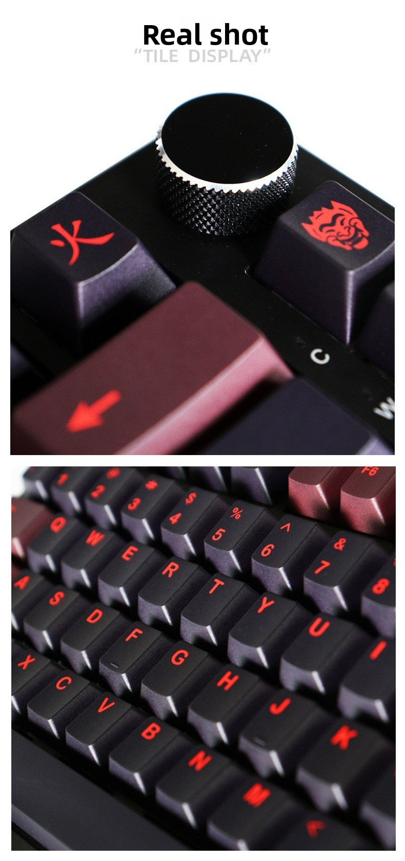 GMK Red Dragon Red Dragon Keycap Small Full Set Original Height PBT Dye-Sublimation Mechanical Keyboard Keycaps 68/87