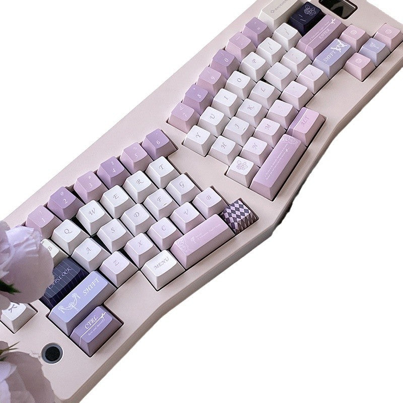 Original Factory Height PBT Dye-Sublimation Misty Fairy Tale Full Set Theme Keycap Gaming Mechanical Keycaps