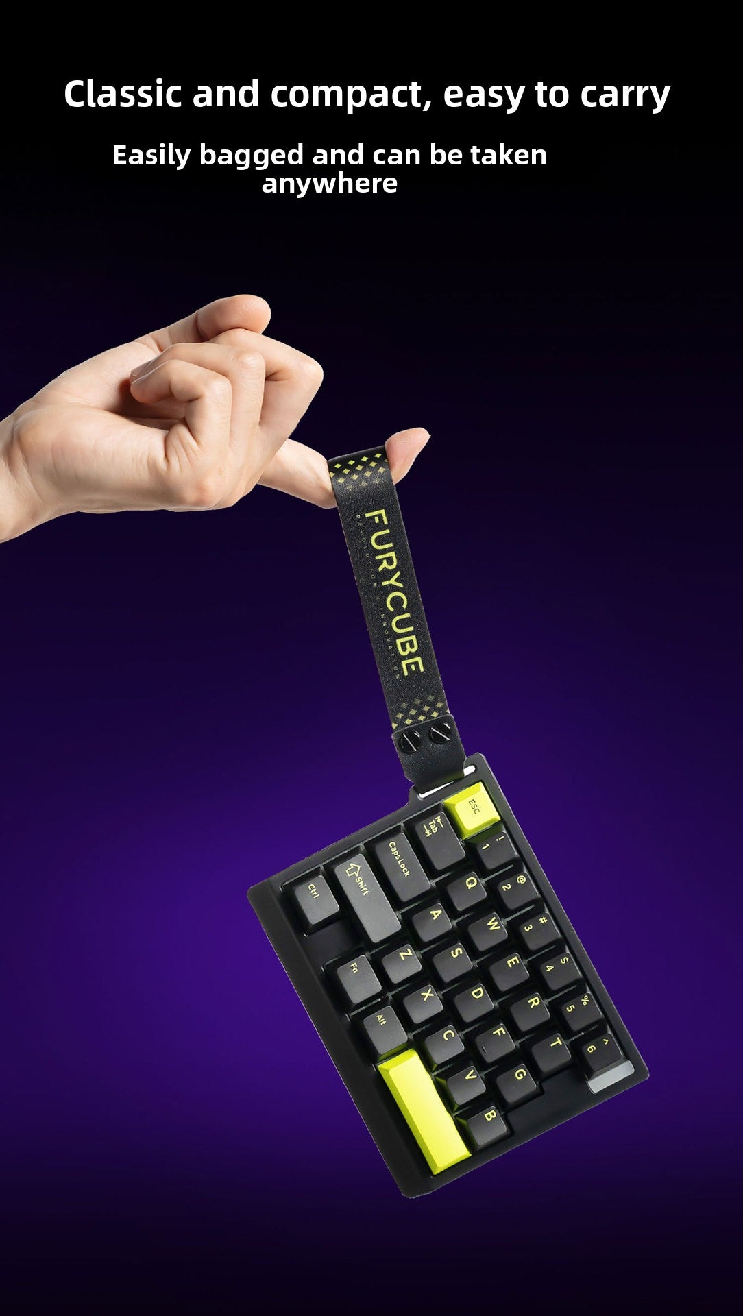 FURYCUBE M30HE Gaming Mechanical Keyboard 8K Magnetic Switches Game Artifact Fearless Contract Quick Trigger