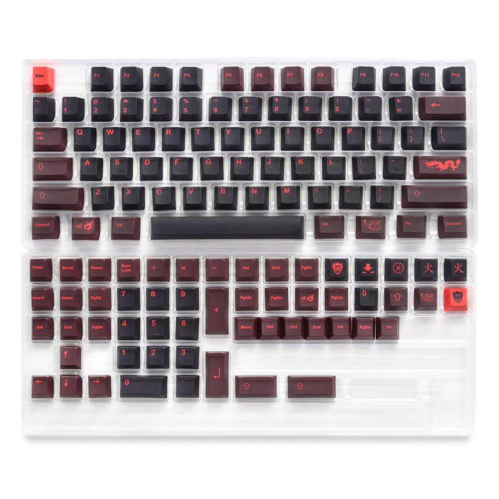 GMK Red Dragon Red Dragon Keycap Small Full Set Original Height PBT Dye-Sublimation Mechanical Keyboard Keycaps 68/87