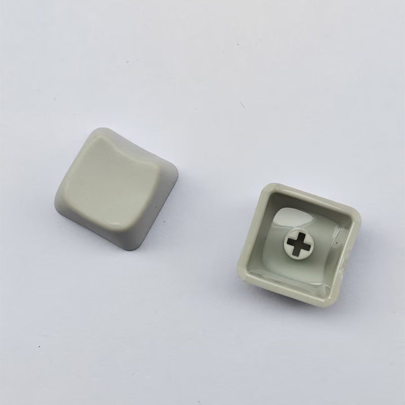 Cat Head PBT Material MX Cross Keycap Chrysanthemum Matte Surface Polished Back Mechanical Keyboard Multi-Color Personalized Keycap