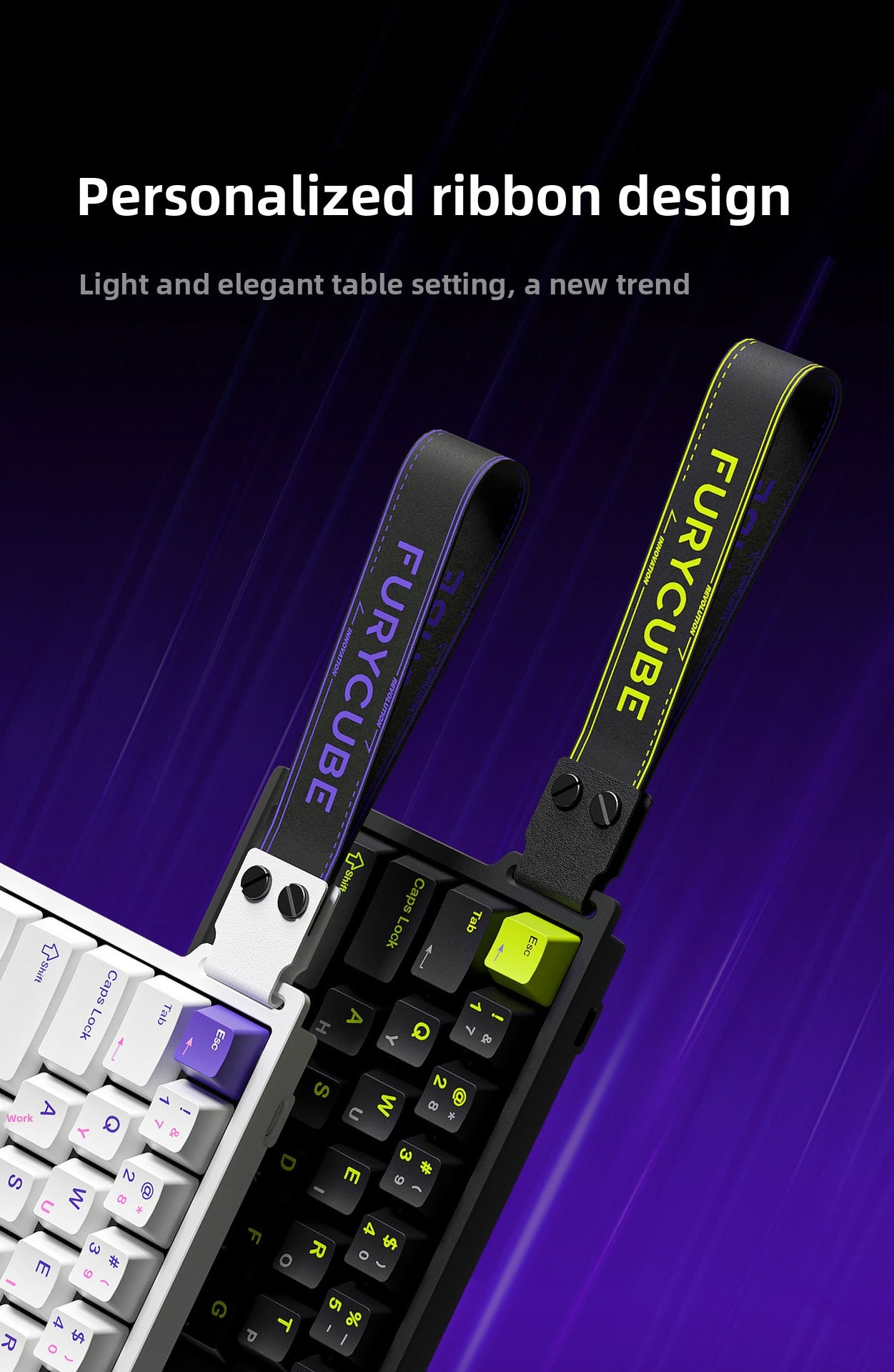 FURYCUBE M30HE Gaming Mechanical Keyboard 8K Magnetic Switches Game Artifact Fearless Contract Quick Trigger