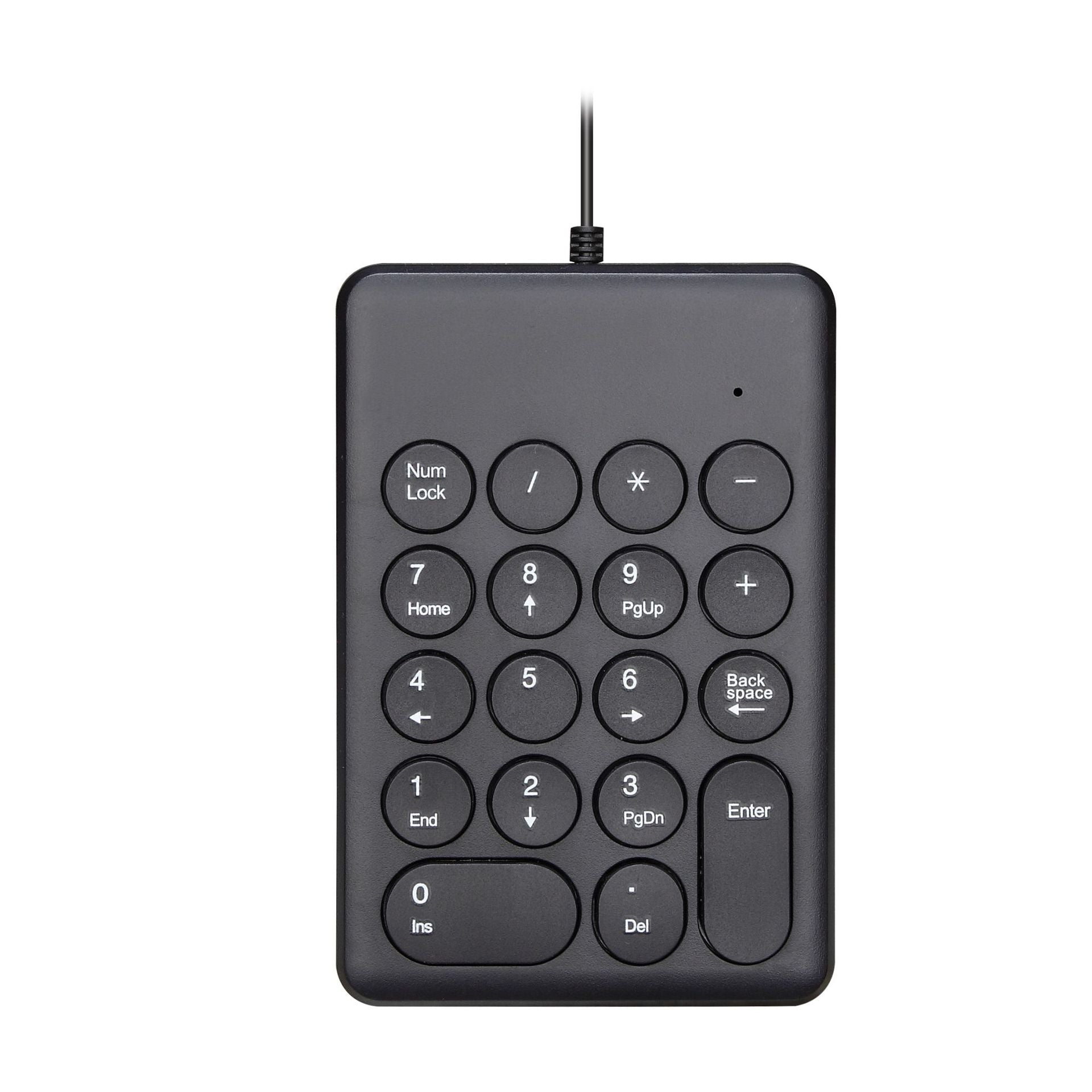 269 Wired Numeric Keyboard Accounting Bank Engineering Mini Chocolate USB Interface Keycap Lightweight Office