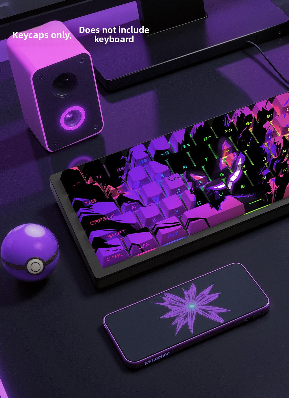 129 Keys Original Side-Engraved Translucent Keycaps PBT Dye-Sublimation Mechanical Keyboard Keycaps