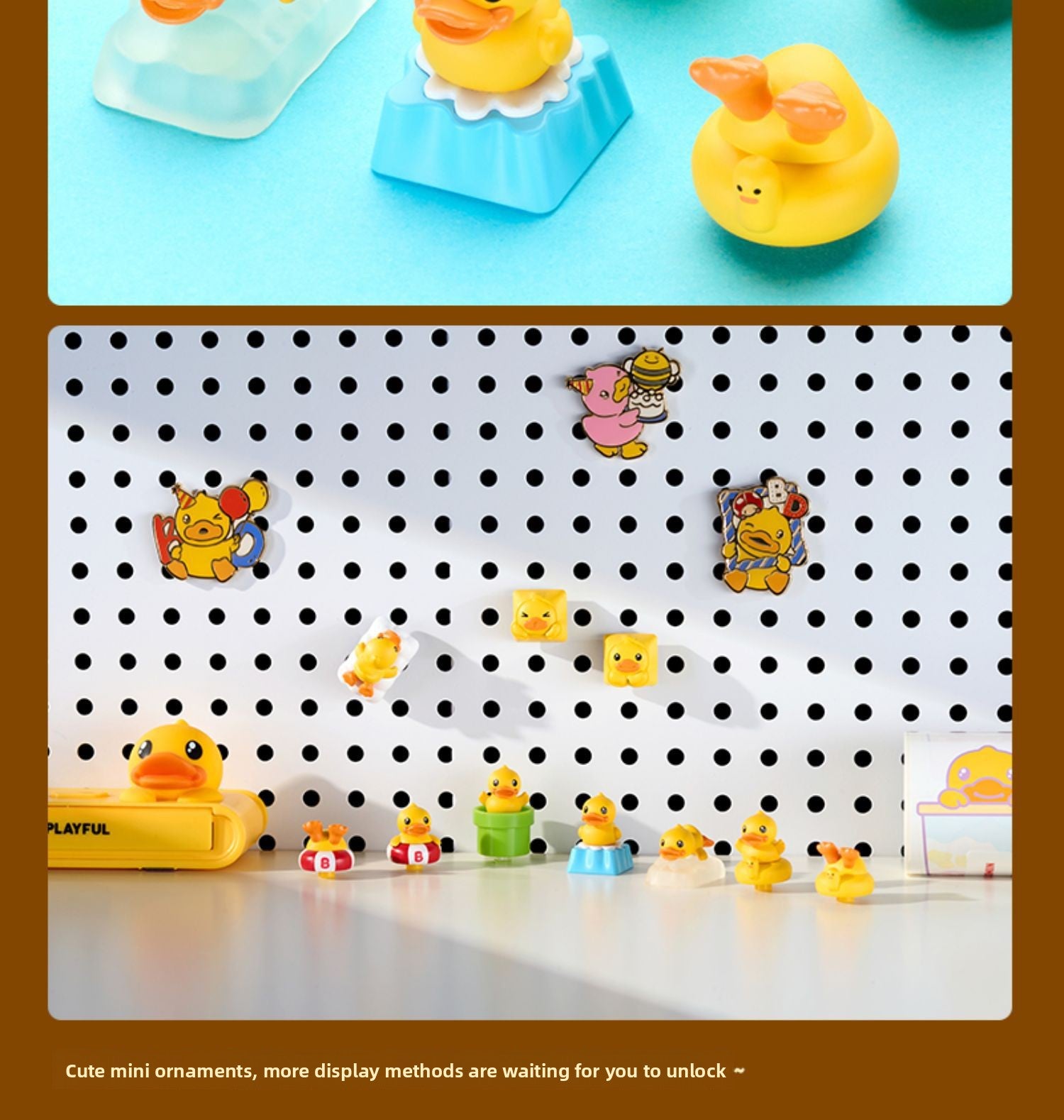 Zomoplus Keycap xB.Duck Original Personality Mechanical Keyboard Keycap Single Custom High Aesthetic