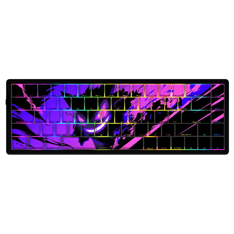 129 Keys Original Side-Engraved Translucent Keycaps PBT Dye-Sublimation Mechanical Keyboard Keycaps