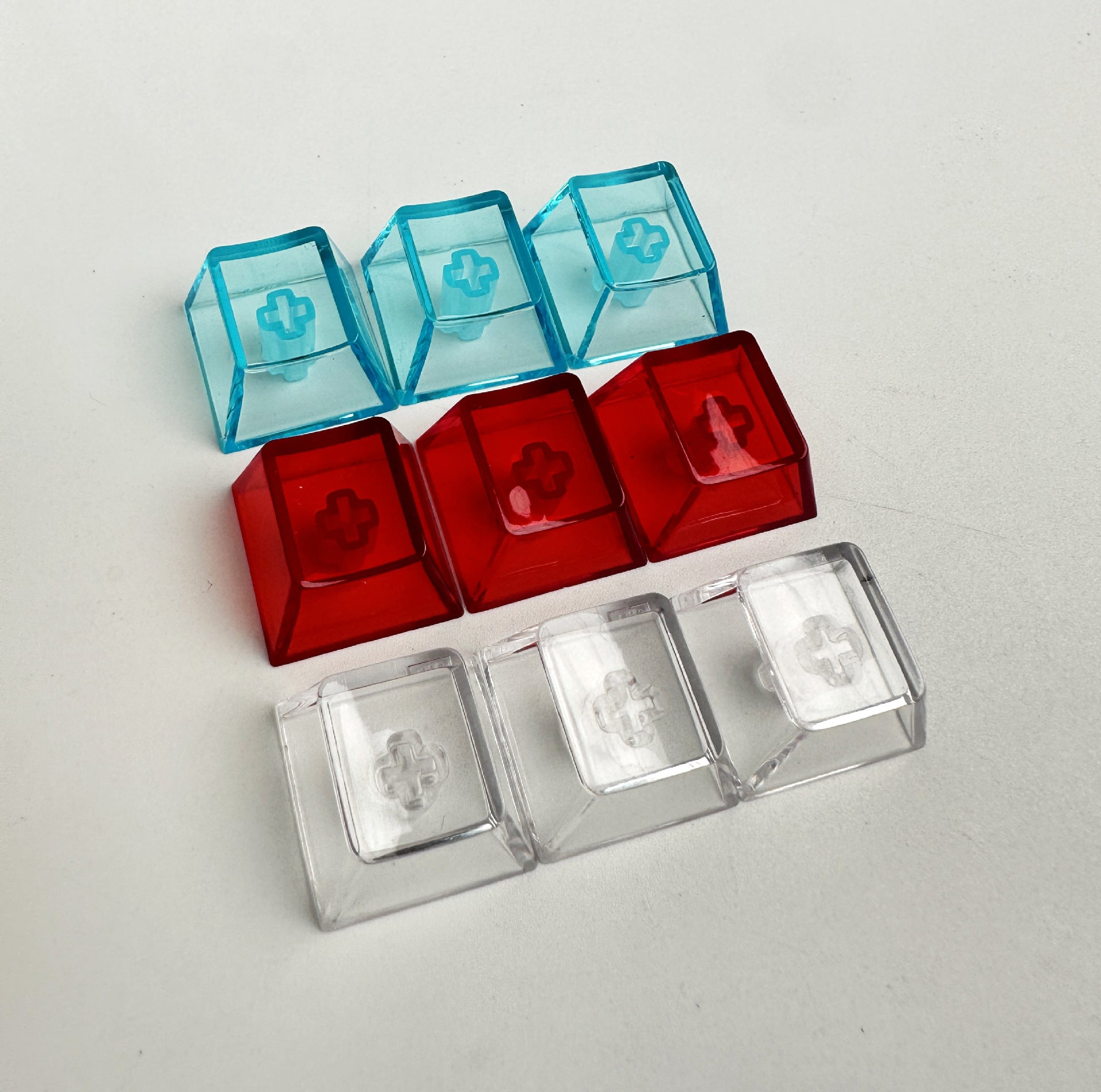 Original Height Keycaps PC Transparent Keycaps High Gloss Transparent Keycaps Cherry High Transparency Keycaps Mechanical Keycaps