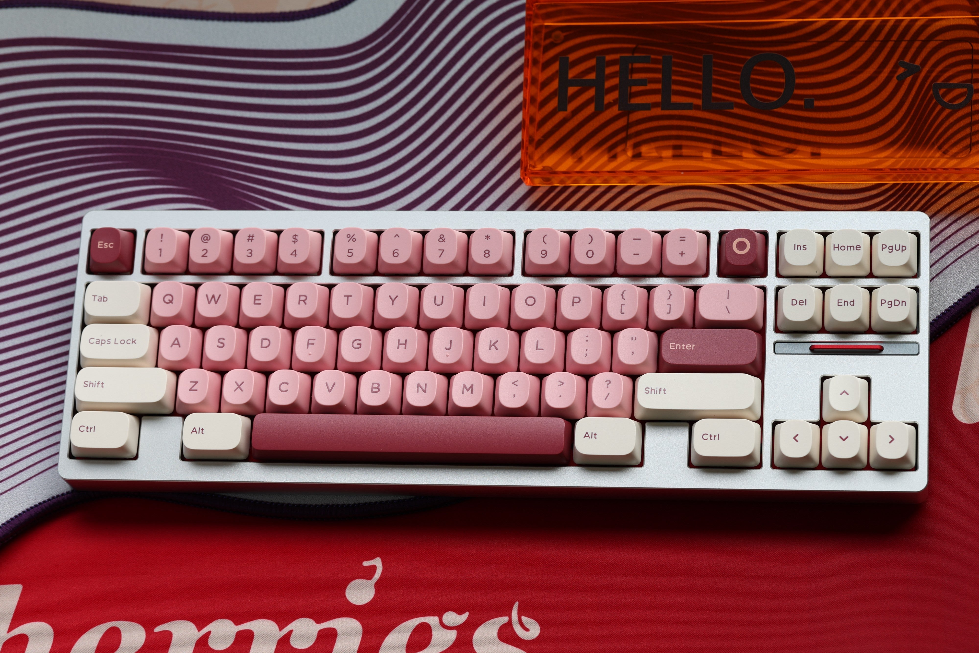 YMK Raspberry keycaps