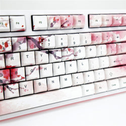Ink Cherry Blossom Keycaps Set