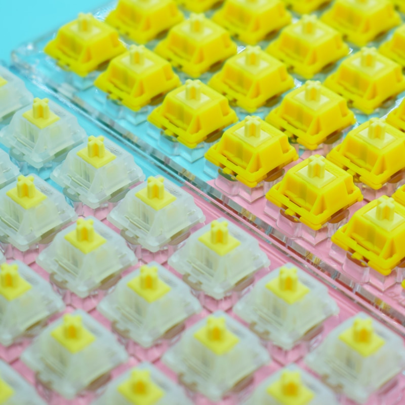 GATERON CAP Yellow Golden Switch