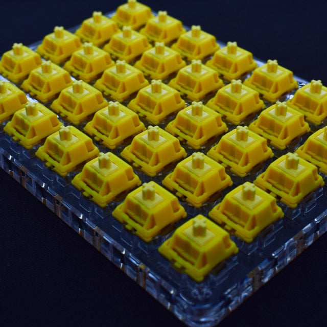 GATERON CAP Yellow Golden Switch
