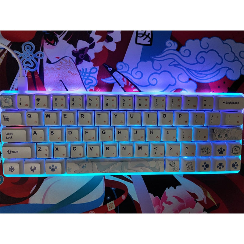 Cartoon Keycaps Set