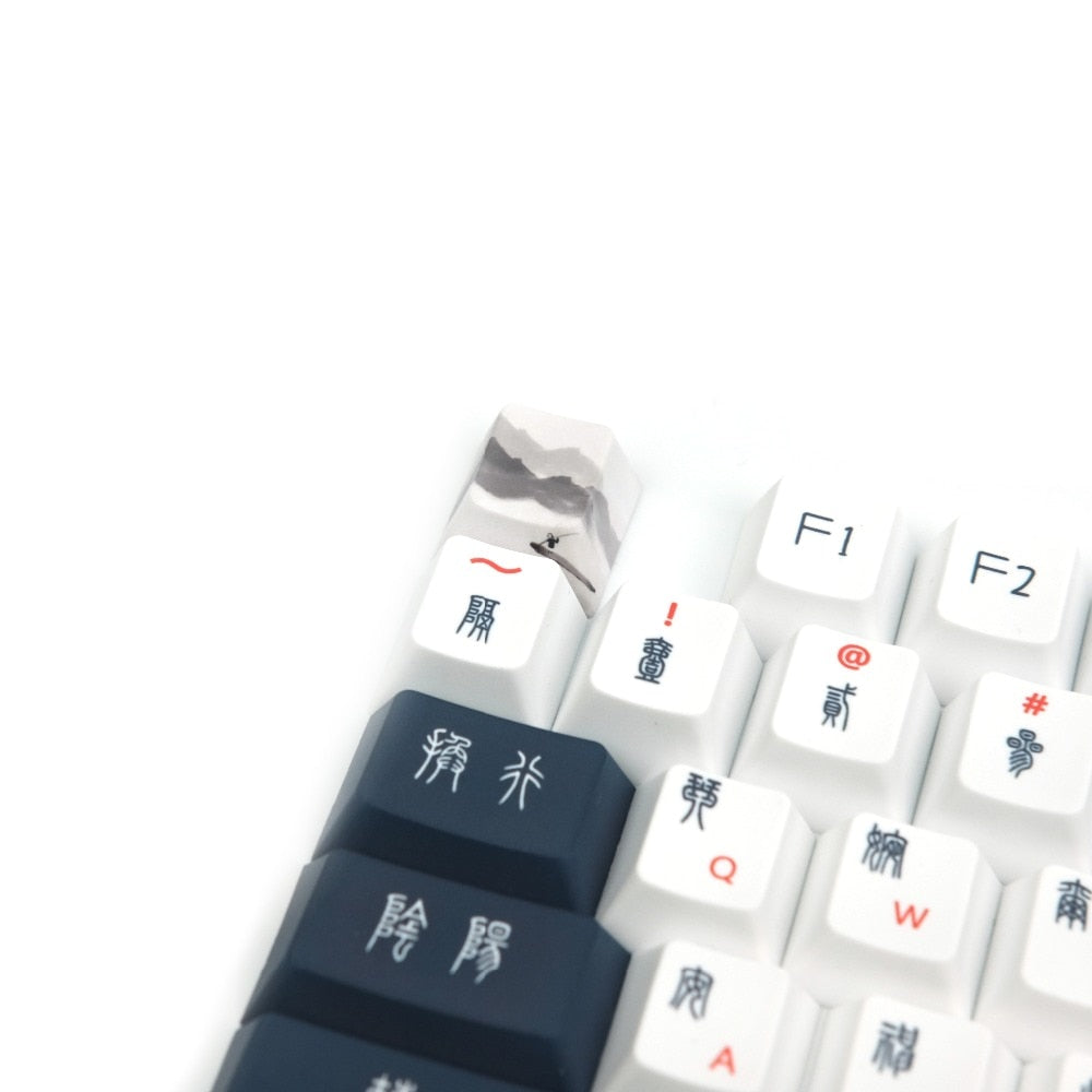 Red-Crowned Crane Keycaps