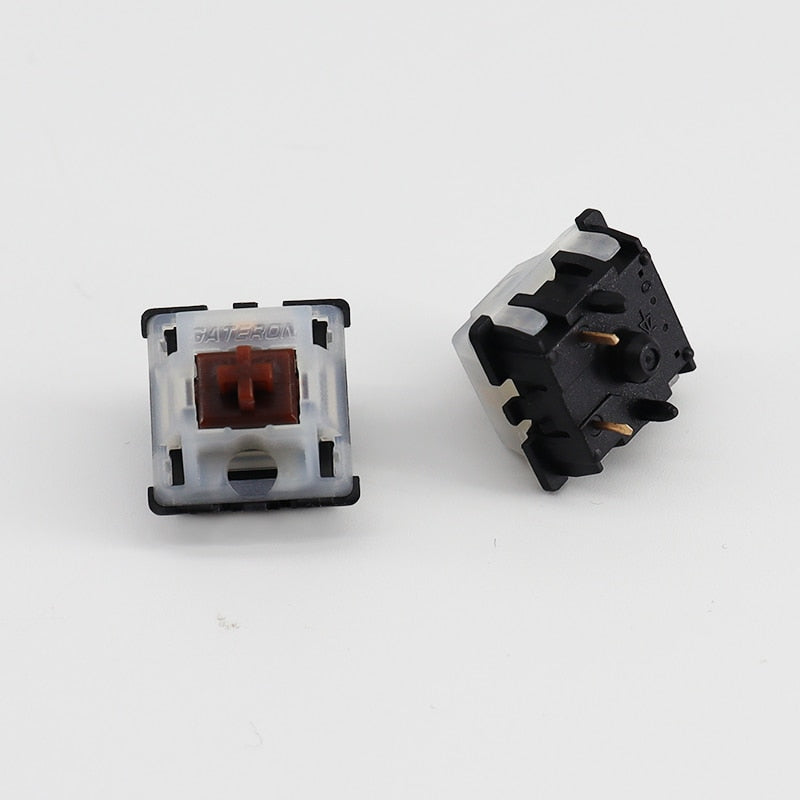 Gateron Switches Milky Top Black Bottom