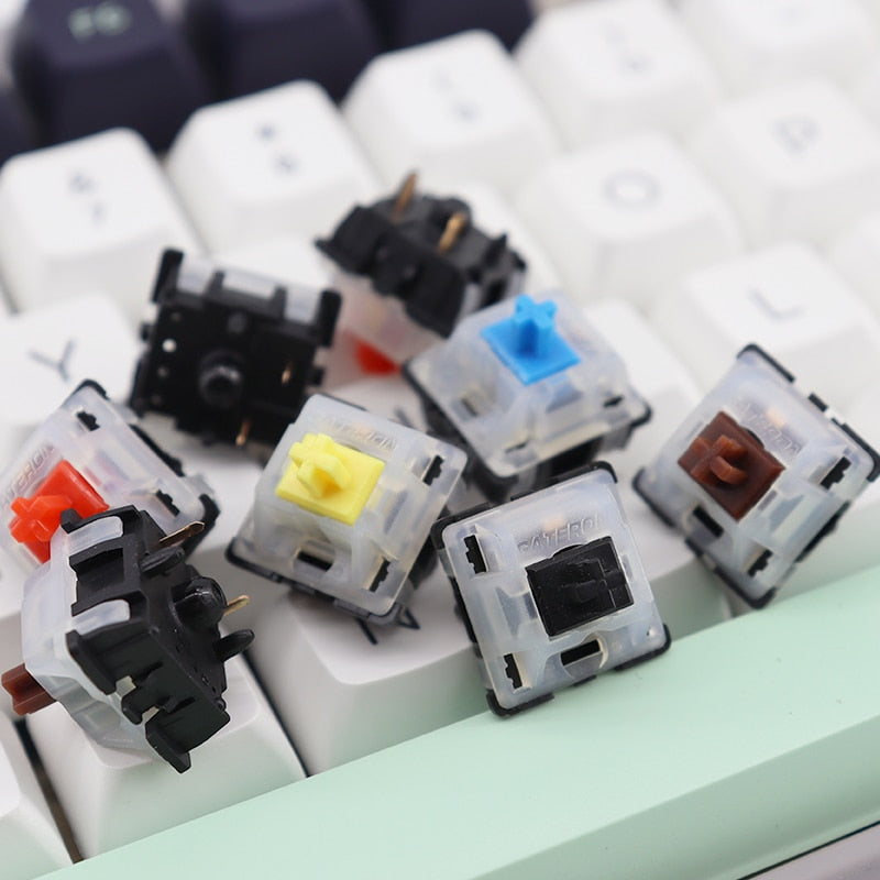 Gateron Switches Milky Top Black Bottom