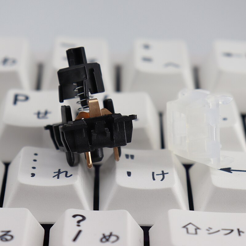 Gateron Switches Milky Top Black Bottom