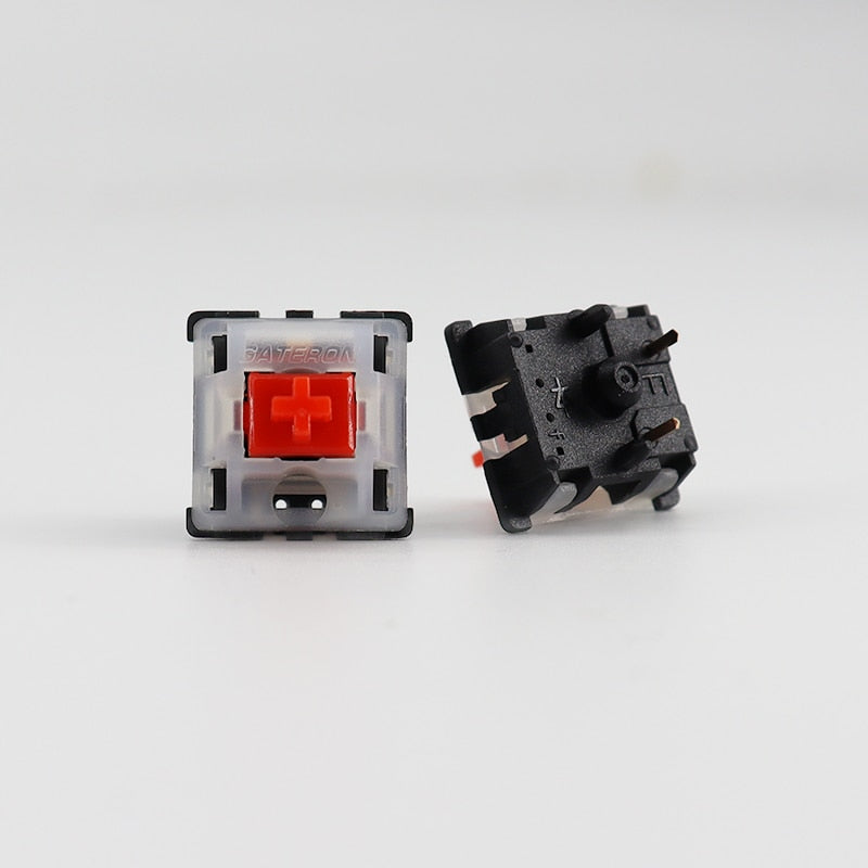 Gateron Switches Milky Top Black Bottom