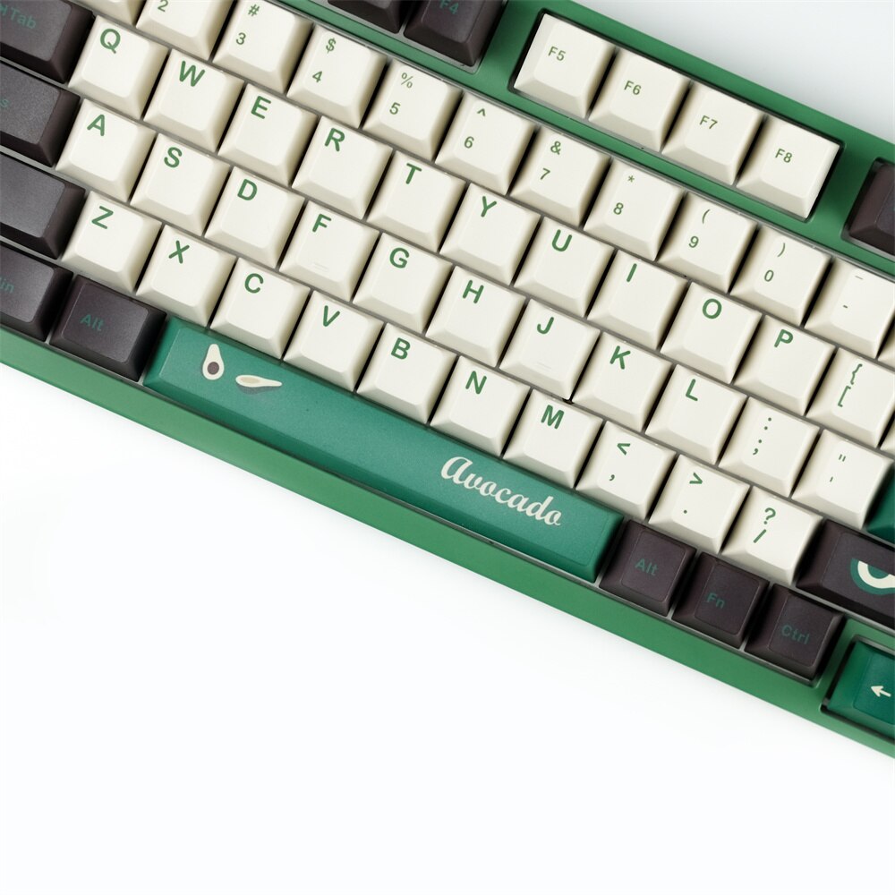 Bottle Green Avocado Keycaps Set