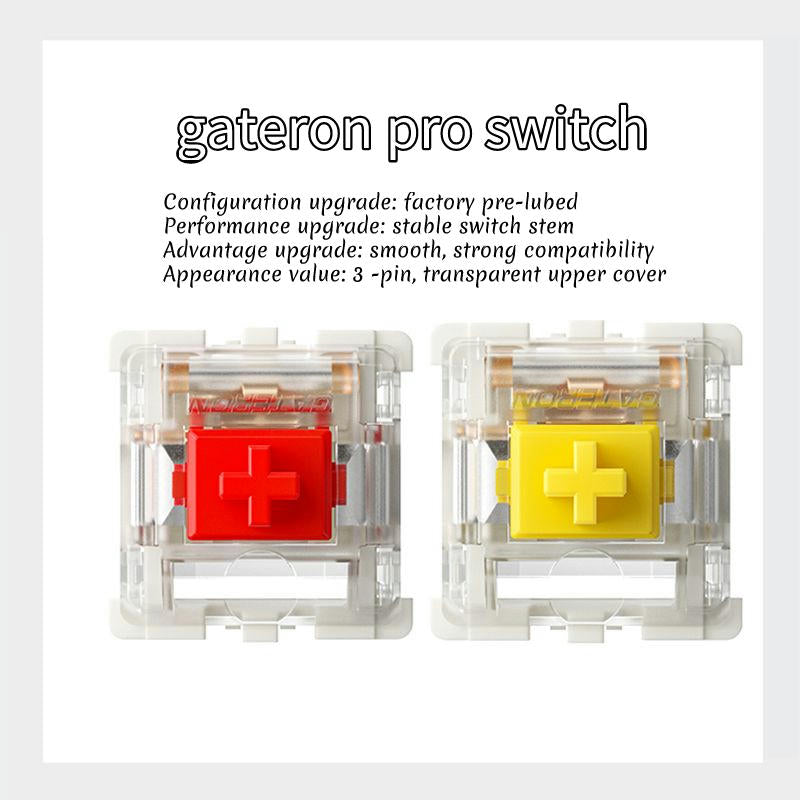 Gateron Yellow Red Pro Switches