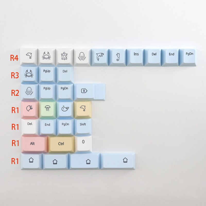 Chalk Keycaps Set