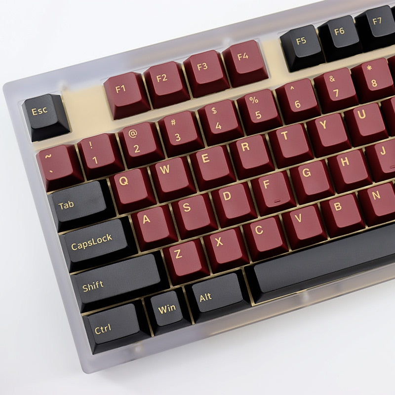Red Samurai Keycaps Set