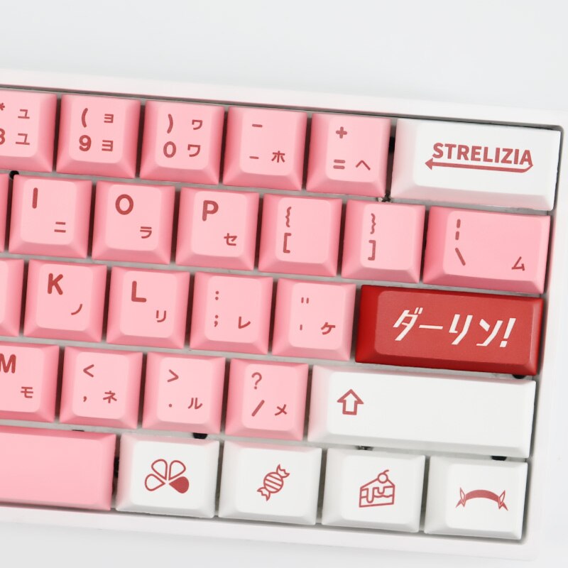 Honey Pink Keycaps Set